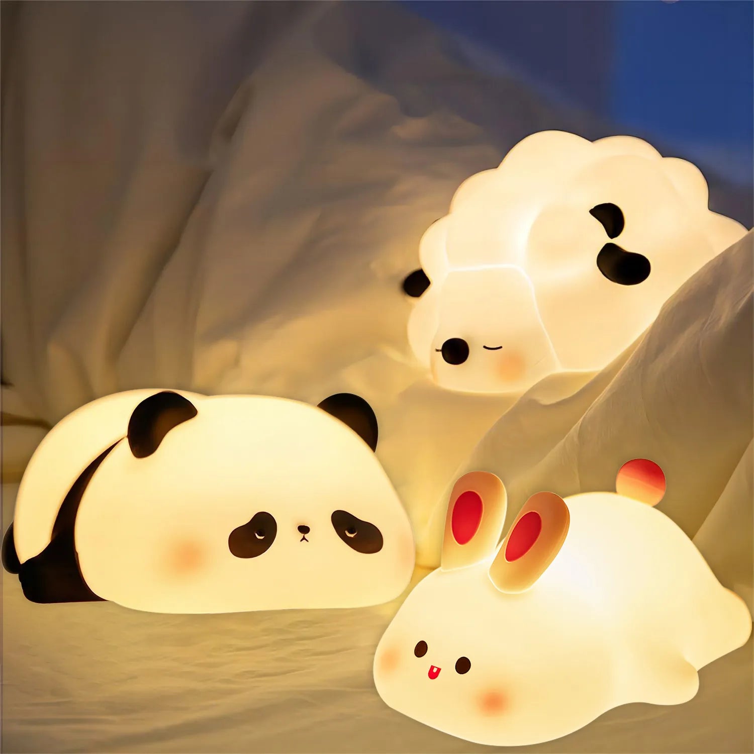 Adorable Animal Silicone Night Lights - Avenco shop